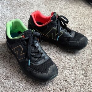 New Balance Classics 20th Anniversary Women 9 Men 7.5 Neon and Black